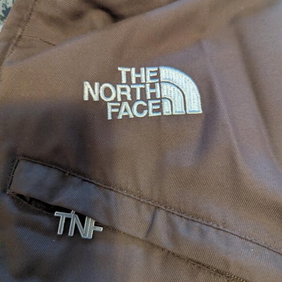 The North Face Goose Down Hyvent Arctic Parka Coat Small Faux Fur Long Puffer - Picture 7 of 8